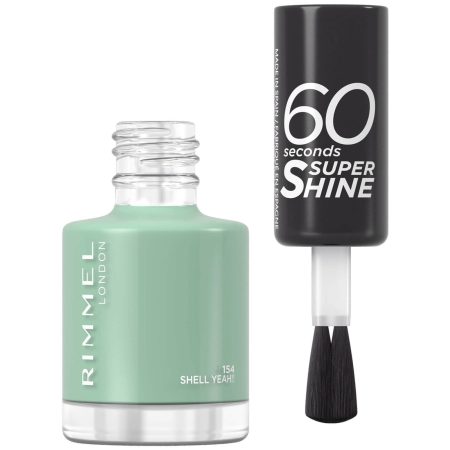 Rimmel London 60 Sec Nail Polish Lacquer 8ml (Various Shades) - Shell Yeah!!