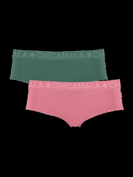 Muchachomalo Dames 2-pack hipster effen