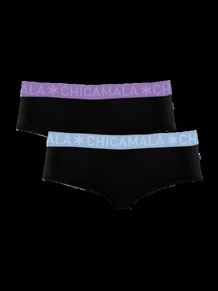 Muchachomalo Dames 2-pack hipster effen