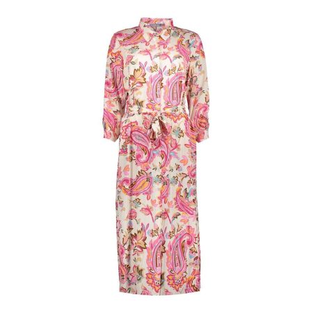 Geisha Female Jurken 47062-70 Aop Long Blousedress