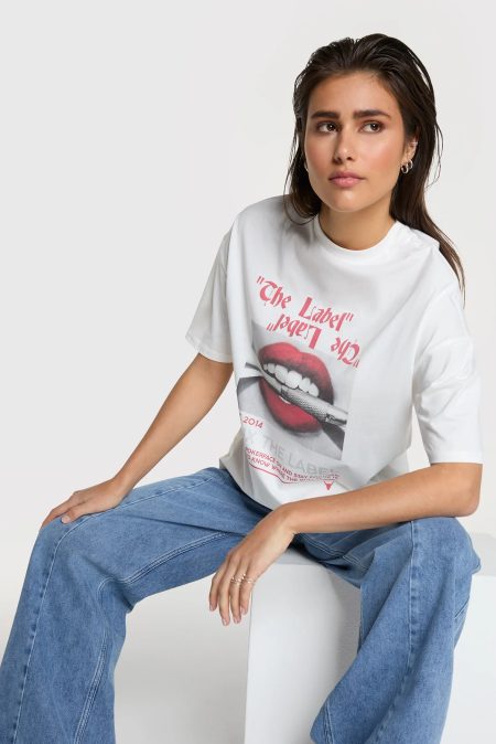 Alix The Label 2409892806 lips t-shirt