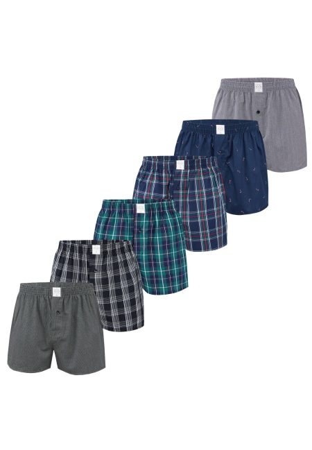 MG-1 Wijde kinder boxershorts jongens 6-pack d220k