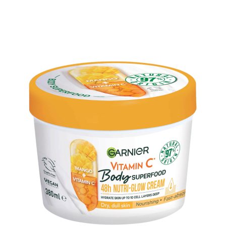 Garnier Body Superfood Nutri Glow Bodycrème Vitamine C en Mango 380 ml