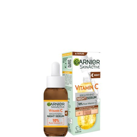 Garnier Antipigmentvlekken Nachtserum 10% Pure Vitamine C en Hyaluronzuur 30 ml