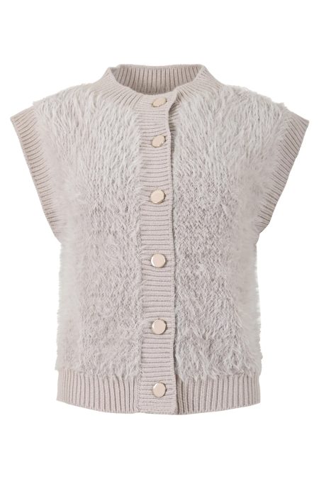 MAICAZZ Lilara gilet wi24.65.402 sand