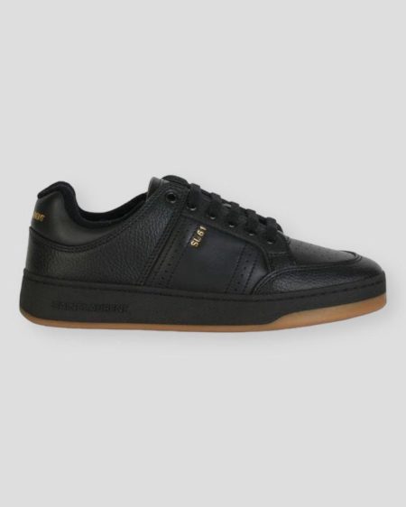 Saint Laurent Kalfsleer laag top sneakers