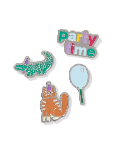 HEMA Pins Feestbeesten - 4 Stuks