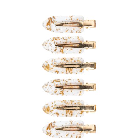 brushworks Gold Flake No Crease Haarclipjes