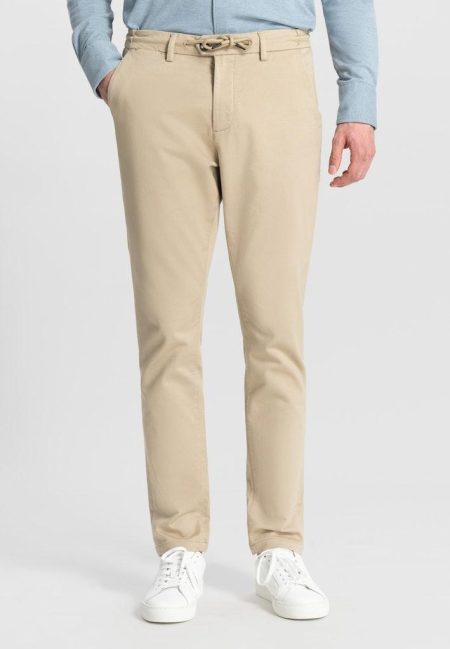 Dstrezzed Lancaster Tapered Jogger Twill Knit 501700 Chino 251 Sand