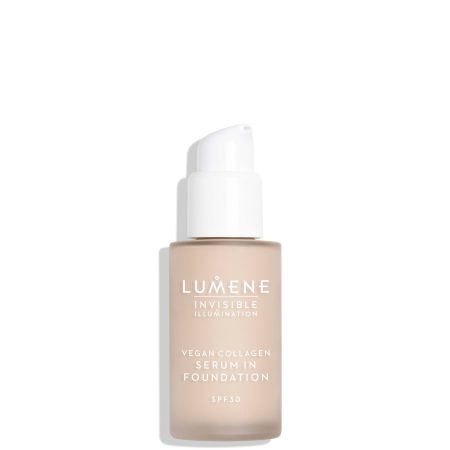 Lumene Invisible Illumination SPF30 Vegan Collagen Serum in Foundation 30ml (Various Shades) - 0.5