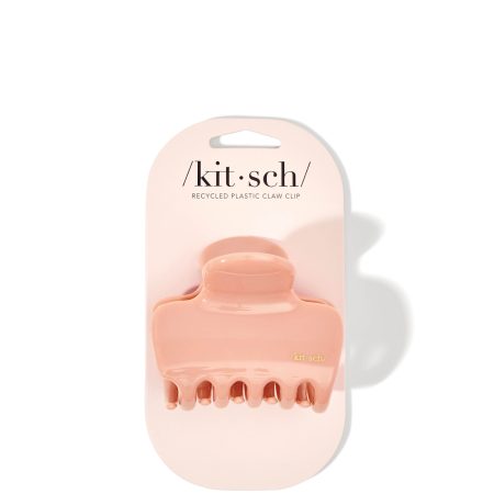 Kitsch Recycled Plastic Puffy Claw Clip - Rosewood 20g