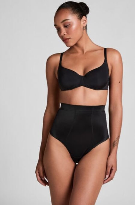Hunkemöller Corrigerende hoge string Zwart