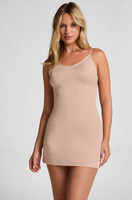Hunkemöller Gladmakende onderjurk Beige