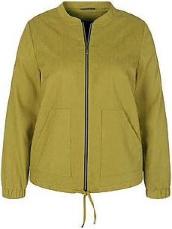 Cord-blouson collegekraag Van Emilia Lay groen