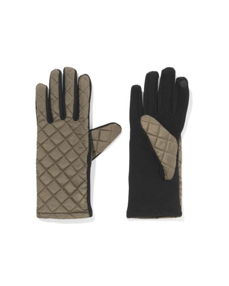 HEMA HEMA Dameshandschoenen Met Touchscreen Tip Groen Donkergroen (donkergroen)