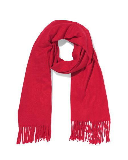 HEMA HEMA Damessjaal 58x200cm Rood