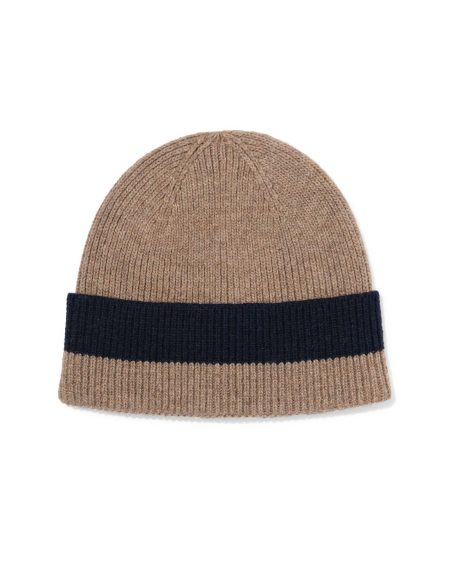 HEMA HEMA Herenbeanie Zand-blauw