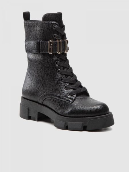 Guess Logo Laarzen Dames Zwart - Maat 40 - Kleur: Zwart | Soccerfanshop