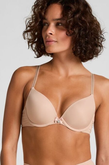 Hunkemöller Voorgevormde beugel bh Plunge Beige