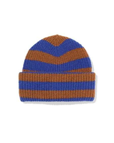 HEMA HEMA Kinder Beanie Strepen Bruin (bruin)