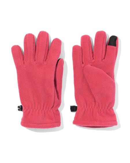 HEMA Kinderhandschoenen Met Touchscreen Fleece Roze (roze)