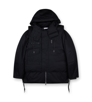 Arctic Double Puffer Black - M