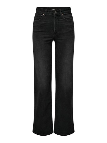 Only Onlmadison Blush Hw Wide Dnm Cro099 Noos 15299796 Loose Fit Washed Black