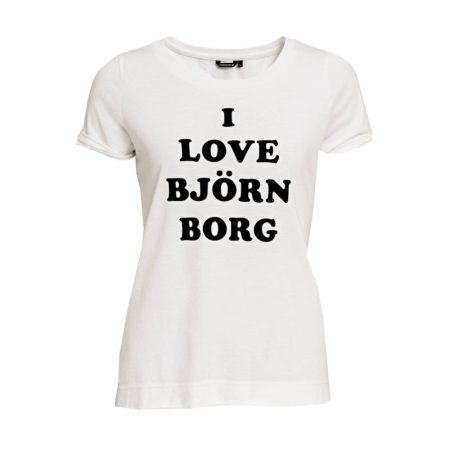 Björn Borg - Dames - Signature 86 T-Shirt - Wit - Maat 34