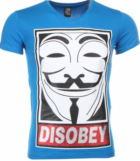 Local Fanatic T-shirt anonymous disobey print