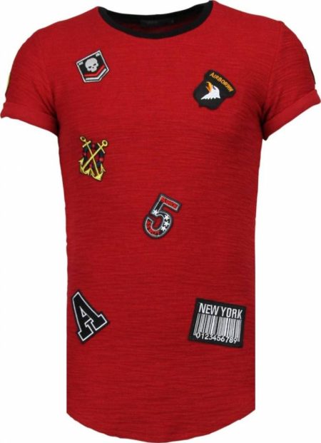 Justing Military patches t-shirt