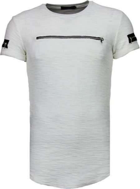 Justing Zipped chest t-shirt