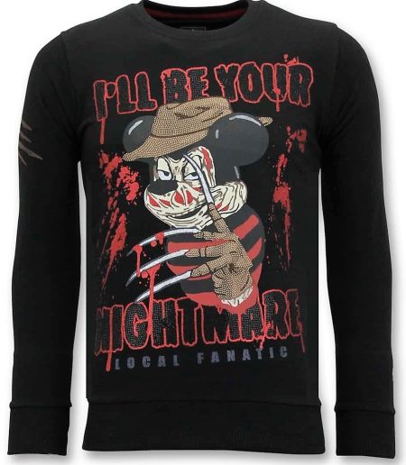 Local Fanatic Sweater freddy krueger