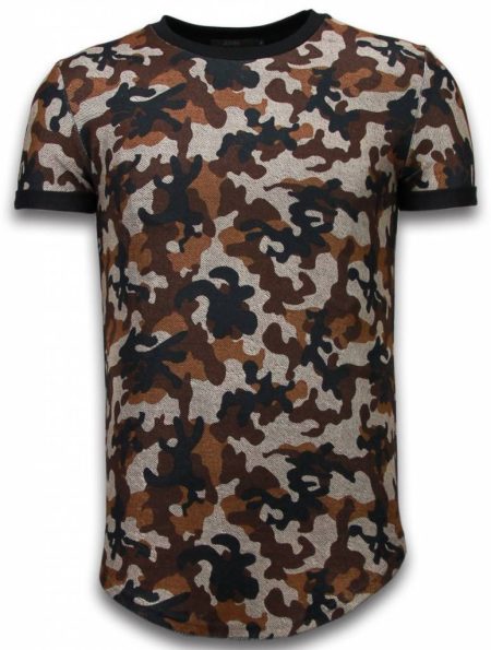 Justing Camouflaged fashionable t-shirt long fit