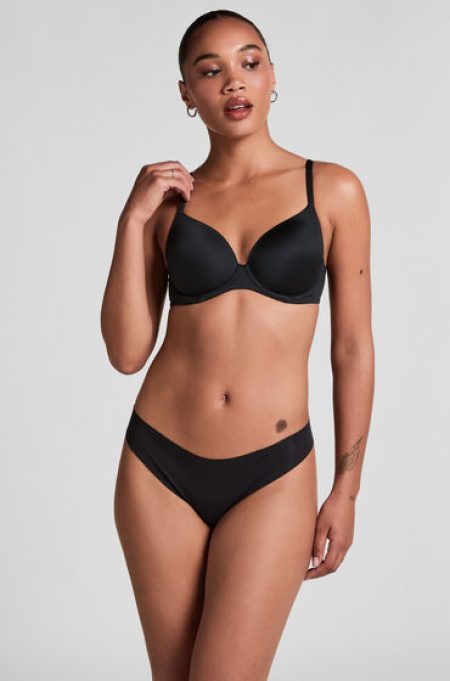 Hunkemöller Invisible string katoen Zwart
