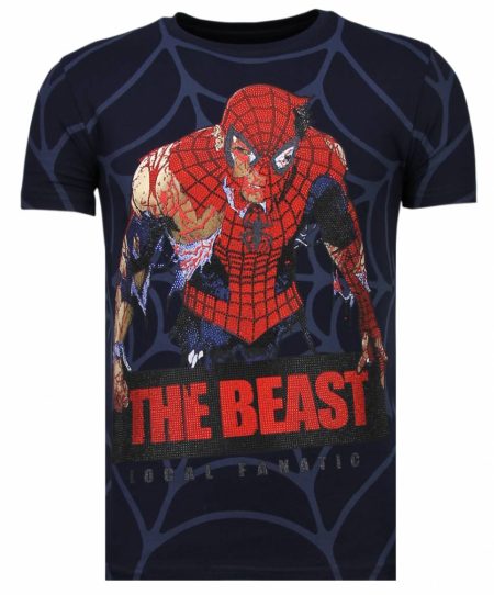 Local Fanatic The beast spider rhinestone t-shirt