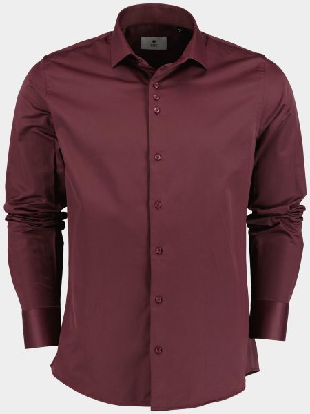 Ferlucci Casual hemd lange mouw napoli/oxblood
