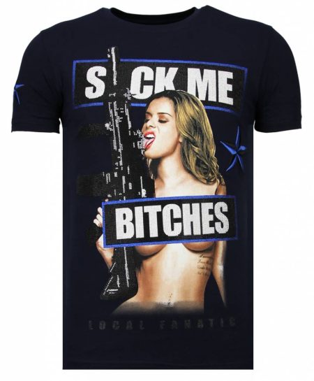 Local Fanatic Young rich famous rhinestone t-shirt