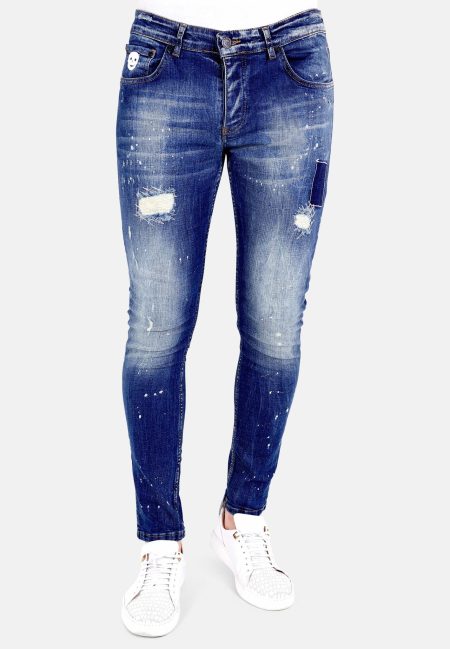 Local Fanatic Jeans met verfspatten 1010