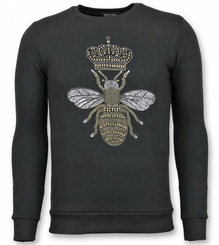Tony Backer Rhinestone trui master bee sweater
