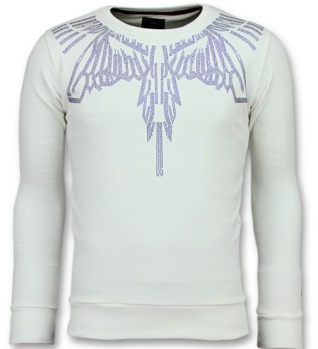 Local Fanatic Eagle glitter merk sweater