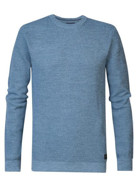 Petrol Male Truien M-3040-kwr225 Knitwear Round Neck Basic