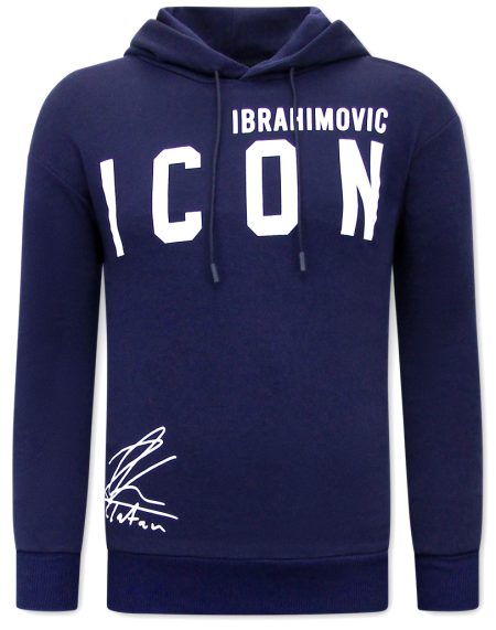 Gangs Icon oversized hoodie navy