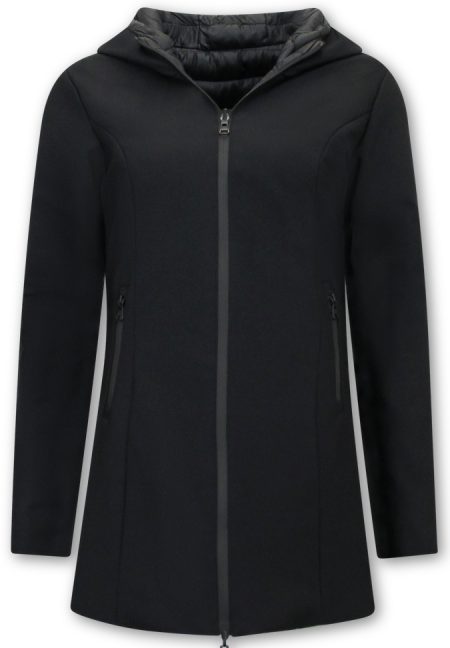 TheBrand Jas slim fit double face parka