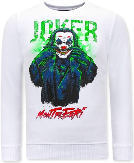 Tony Backer Sweater met print joker