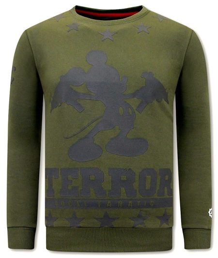 Local Fanatic Sweater met print terror mouse