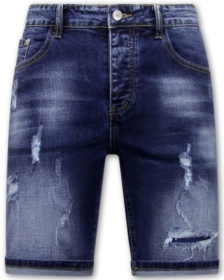 Enos Korte broek stretch denim short