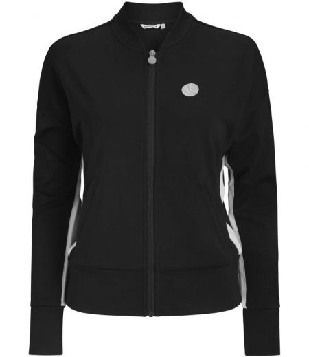 Björn Borg - Dames - Signature 81 Training Jacket - Wit/Zwart - Maat 38
