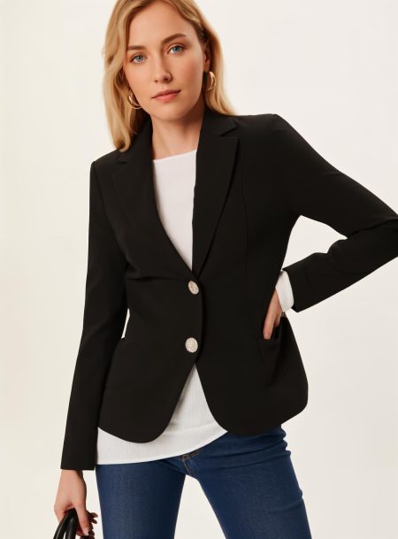 Helena Hart 6022 Blazer Chris Transfer Blazers Zwart