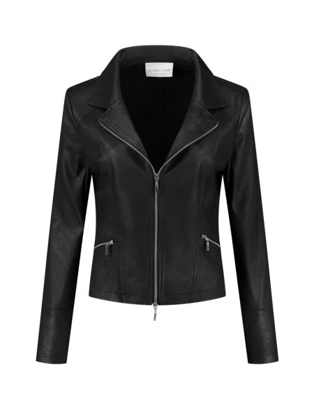 Helena Hart 7288 Zipper Biker Blazers Zwart