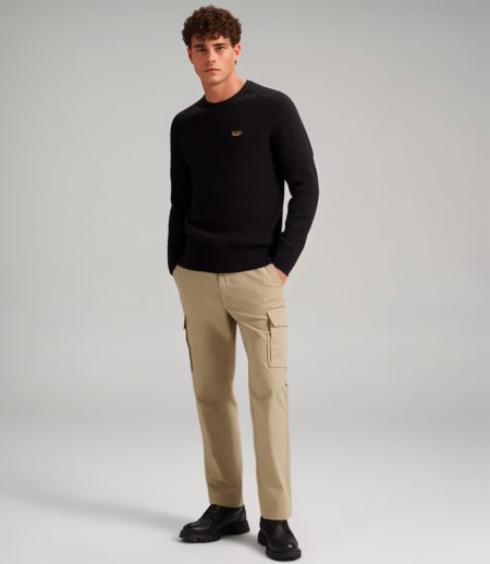 Pme Legend Pkw0000331 R-neck American Classic Buckley Sweater 999 - Black